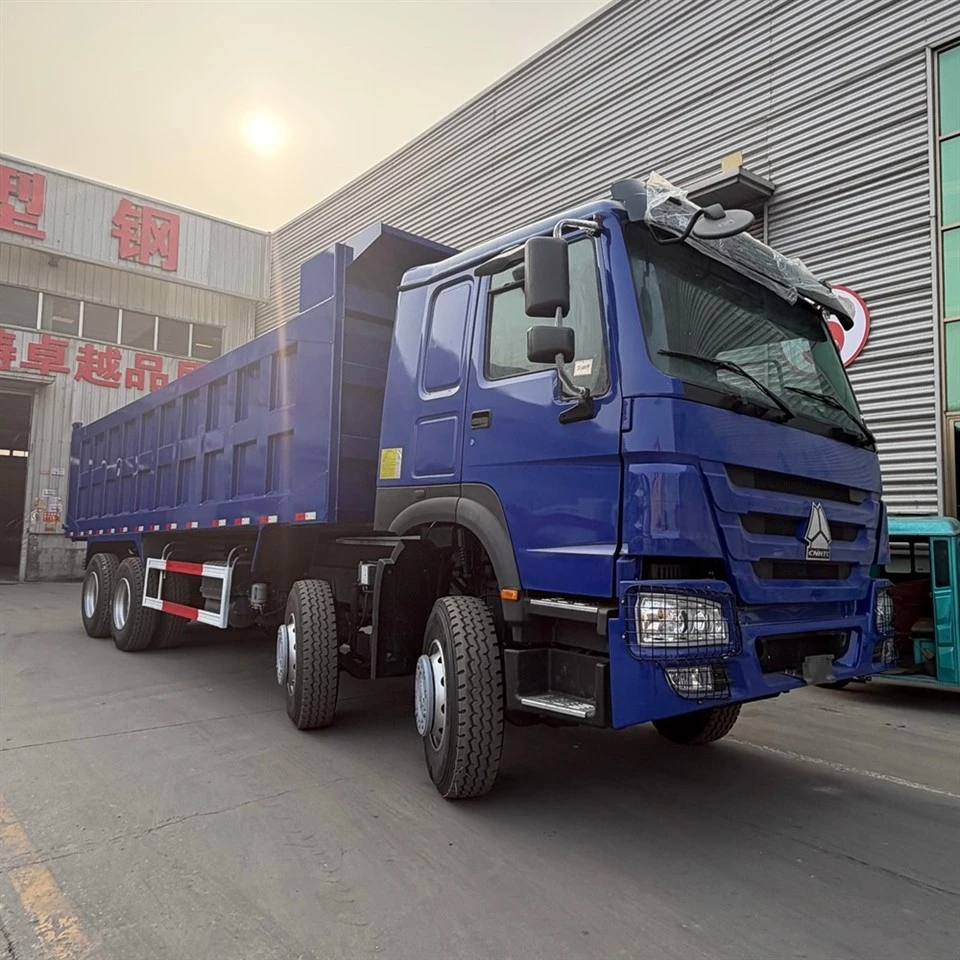 Dumptruck met 12 wielen
