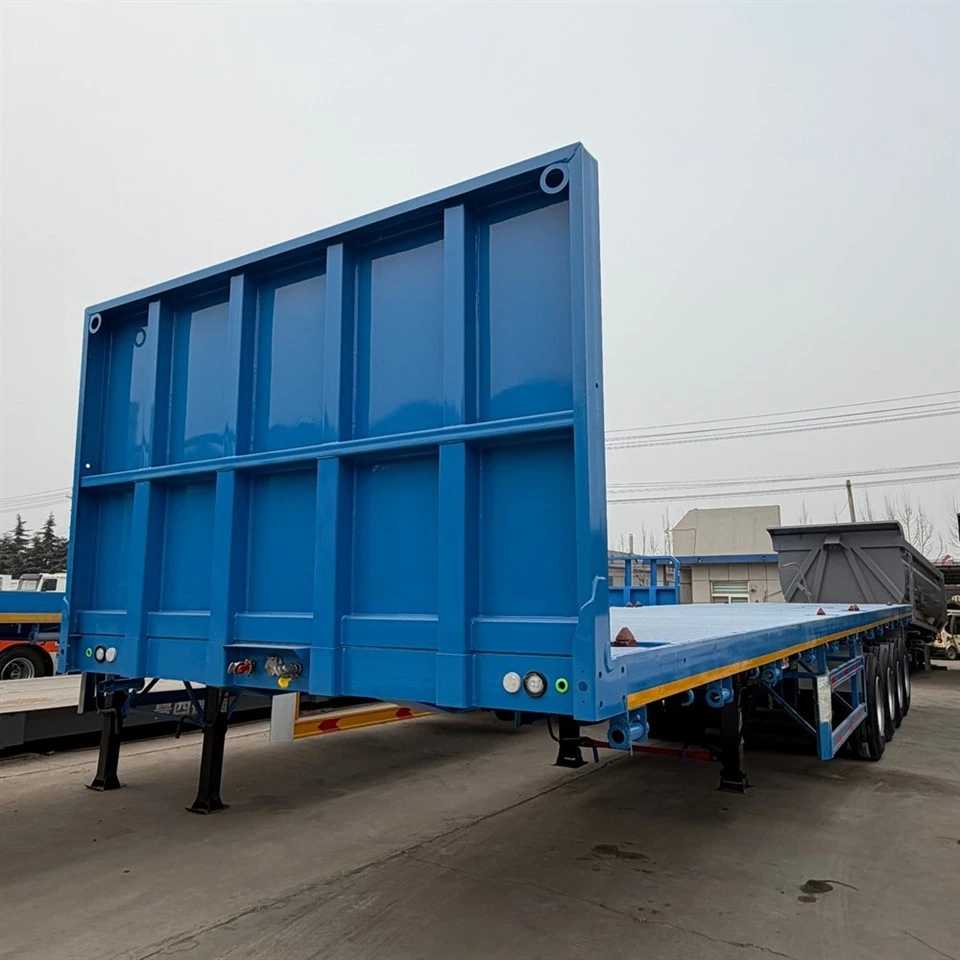 Platte oplegger van 13-meter